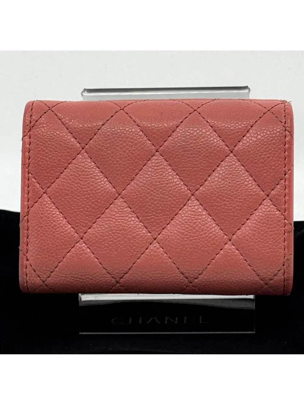Chanel Matelasse Tri-Fold Wallet Caviar #284544C59B